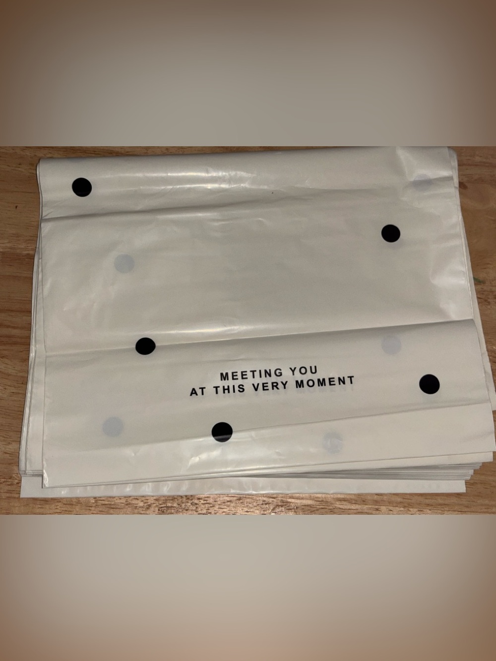 Polka Dot Message Mailer Bag - White with Black Dots
20 count
10X14🦩